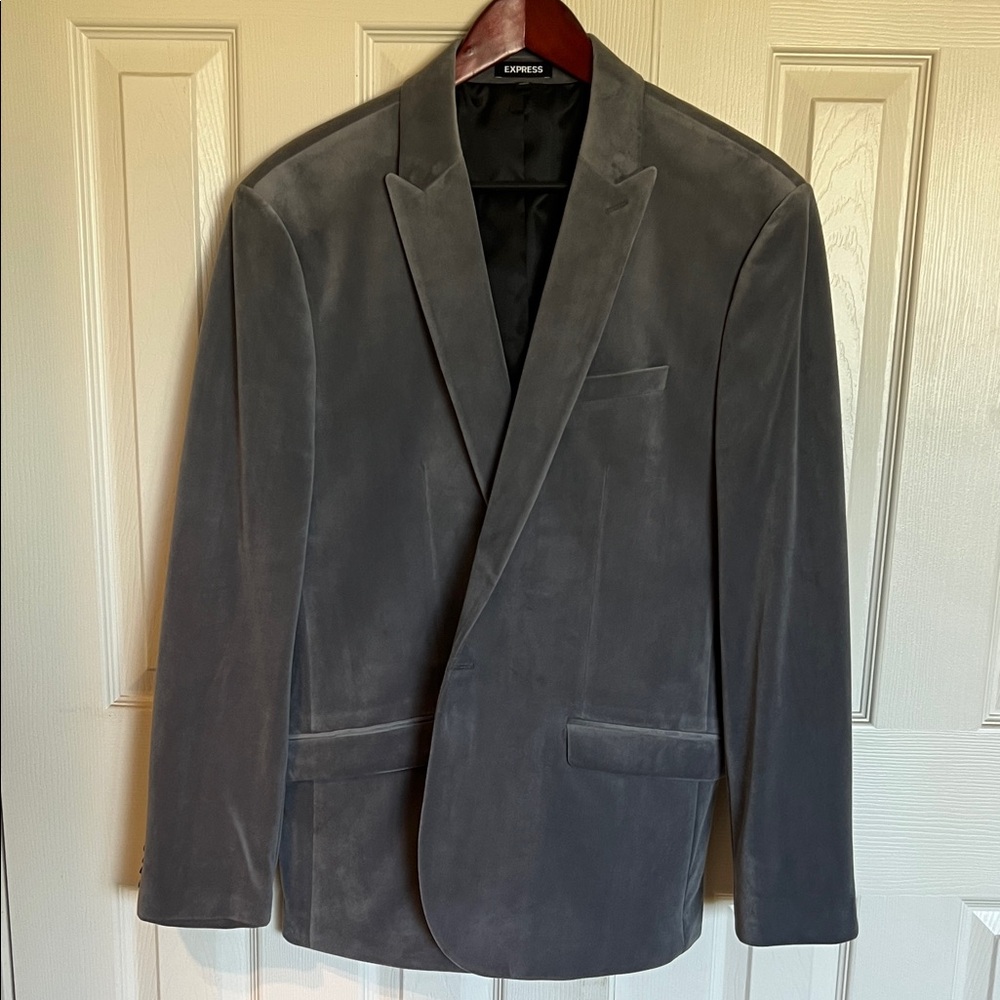Luxie Men's Charcoal Blazer